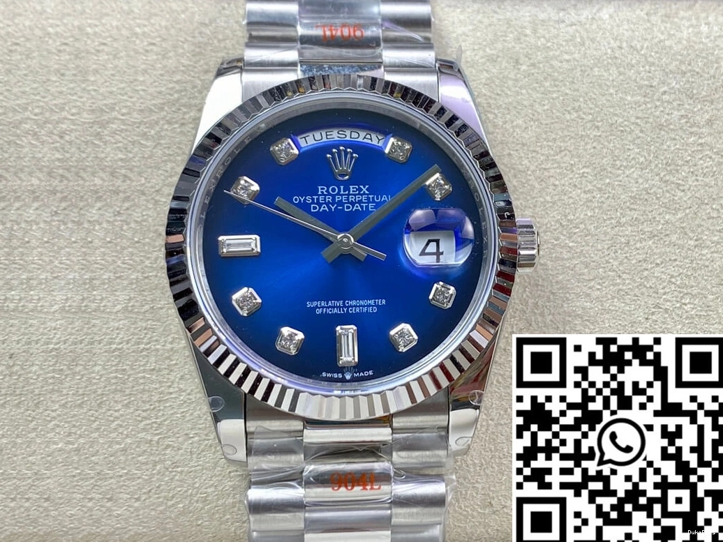 Dial Rolex M128239-0023 Factory GM Day 36MM Date Blue 1229